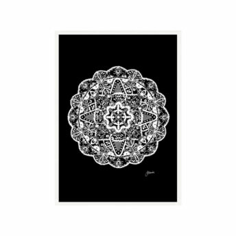 Marrakesh-Mandala-in-Solid-Black-Wall-Art-White