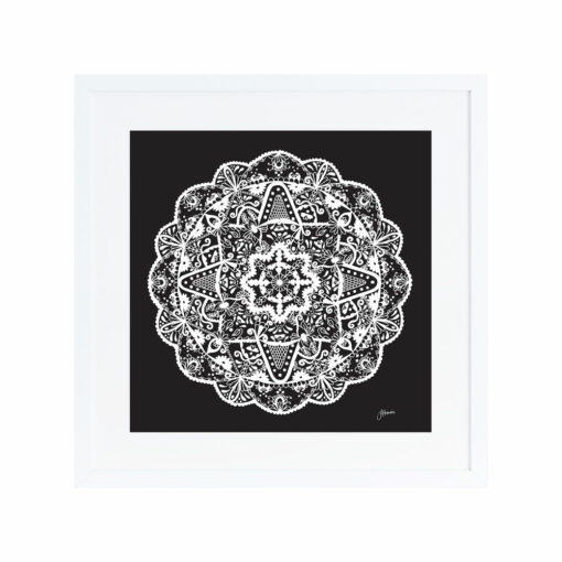 Marrakesh-Mandala-in-Solid-Black-Wall-Art-White-S
