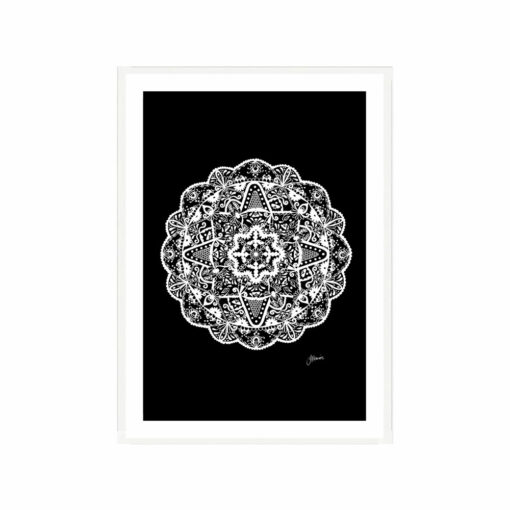 Marrakesh-Mandala-in-Solid-Black-Wall-Art-White-WB