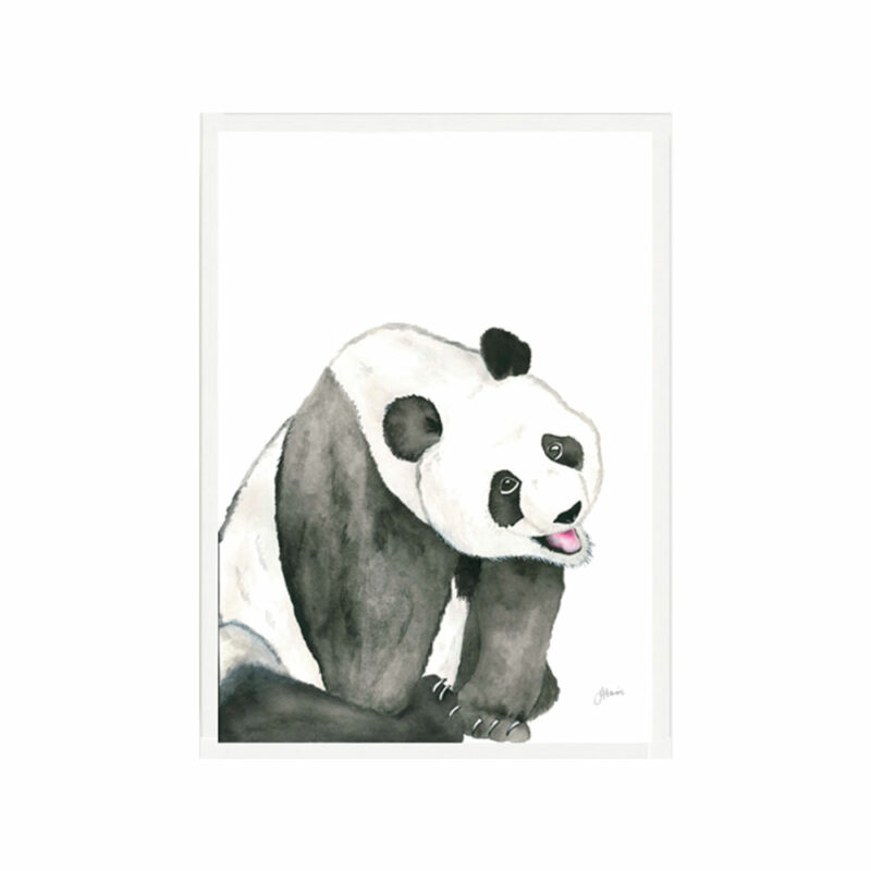 Layla the Baby Panda Bear Fine Art Print | Luxe Mirrors